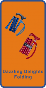 Tongkat Stylish Canes Dazzling Delights Mega Asperdiva Dazzling Blue Dazzling Red