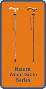 Stylish Canes Natural Wood Grain Mega Asperdiva