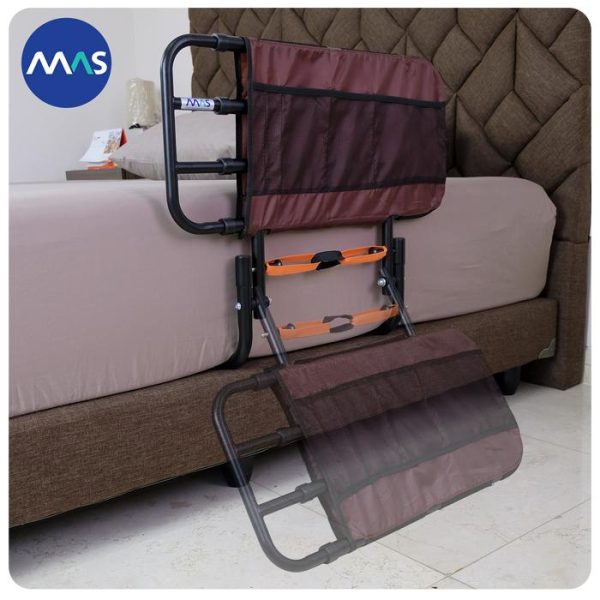 Bed Guard Rail - Safety Bedrail dewasa lansia, Pegangan tempat tidur - Gambar 2