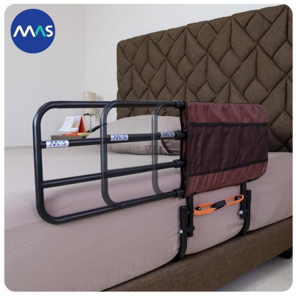 Bed Guard Rail - Safety Bedrail dewasa lansia, Pegangan tempat tidur - Gambar 3