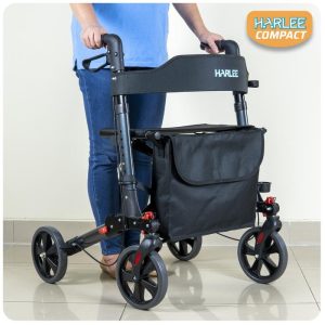 Harlee Compact Rollator – Edition Onyx – Walker beroda roda 4