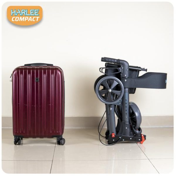 Bundling Harlee Compact (Onyx) Rollator & Tas - Walker Beroda - Gambar 8