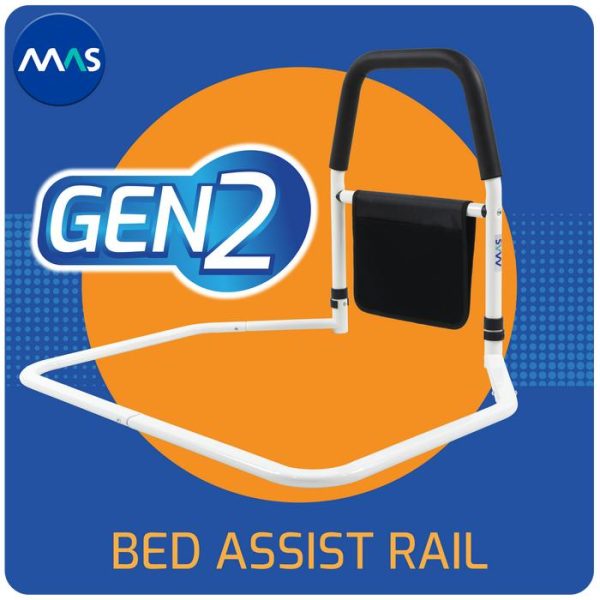 MAS Bed Assist Rail Gen 2, Safety Bedrail dewasa, Pegangan tempat tidur