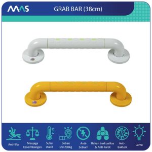 MAS Grab Bar (38cm) – Rel Pegangan Anti-Slip utk keseimbangan