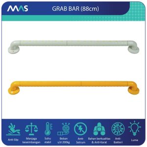 MAS Grab Bar (88cm) – Rel Pegangan Anti-Slip utk keseimbangan