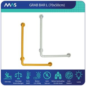 MAS Grab Bar L (70x50cm) – Rel Pegangan Anti-Slip utk keseimbangan