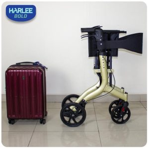 Harlee Bold Rollator – Alat bantu jalan – Walker beroda roda 4