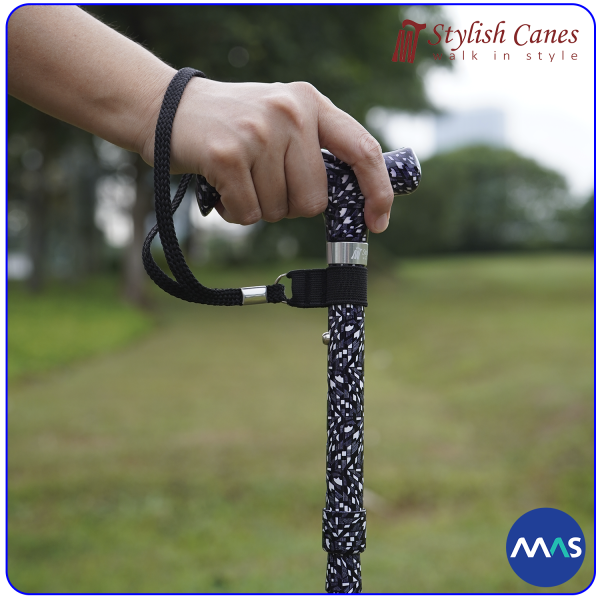Tongkat Jalan Lipat by Stylish Canes - Kaleidoscope / Walking Stick - Gambar 4