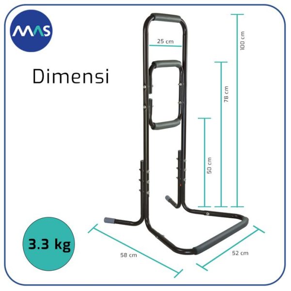 Portable Lift Assist - Alat bantu bangun safety handrail Lansia Dewasa - Gambar 5