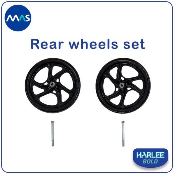 Roda Belakang untuk rollator Harlee Bold - Gambar 2