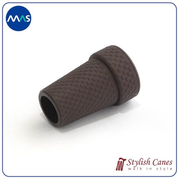 Stylish Canes - Cane Tip replacement 16mm - KARET KAKI TONGKAT COKLAT - Gambar 3