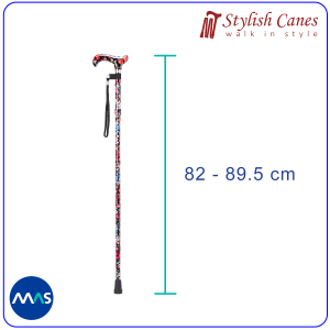 Tongkat Jalan Lipat by Stylish Canes – Berries / Walking Stick