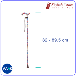 Tongkat Jalan Lipat by Stylish Canes – Butterflies / Walking Stick