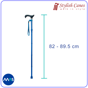 Tongkat Jalan Lipat by Stylish Canes : Dazzling Navy / Walking Stick