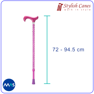 Tongkat Jalan NonLipat Stylish Canes : Dazzling Purple / Walking Stick