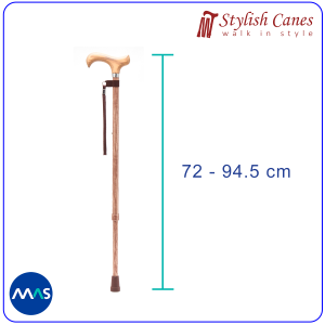 Tongkat Jalan Non Lipat by Stylish Canes / Rosewood