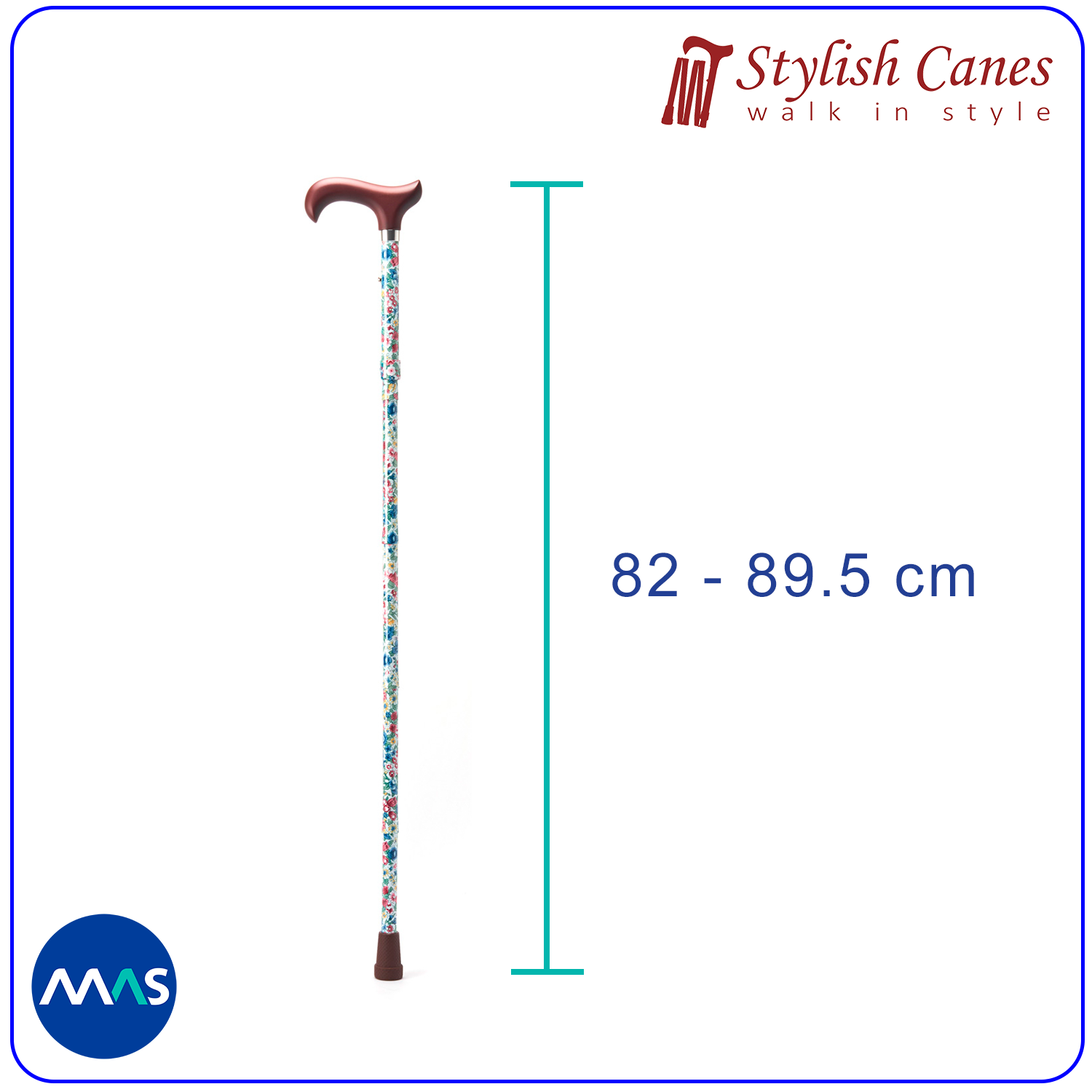 Tongkat Jalan Lipat by Stylish Canes / Spring Symphony / Walking Stick - Gambar 2