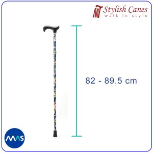 Tongkat Jalan Lipat by Stylish Canes : Tahiti Blue / Walking Stick