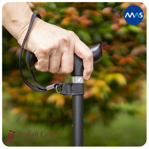 Tongkat Jalan Non Lipat Stylish Canes - Matt Black - Gambar 4