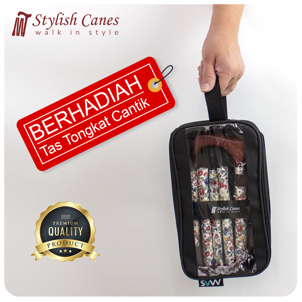 Tongkat Jalan Lipat by Stylish Canes / Spring Symphony / Walking Stick - Gambar 3