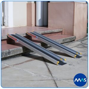 MAS Wheelchair Ramp / Jalur Landai Kursi Roda – Telescopic with Anti-Skid 213cm