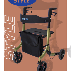 Harlee Style Rollator – Alat bantu jalan – Walker beroda roda 4